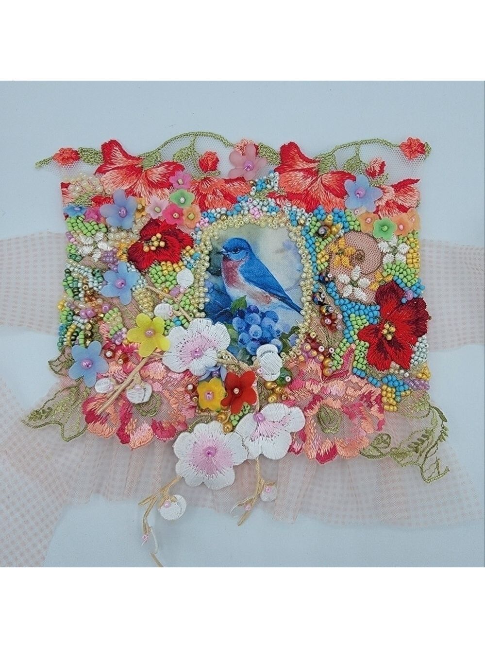 Bracelet Cuff Embroidery Adjustable #2029